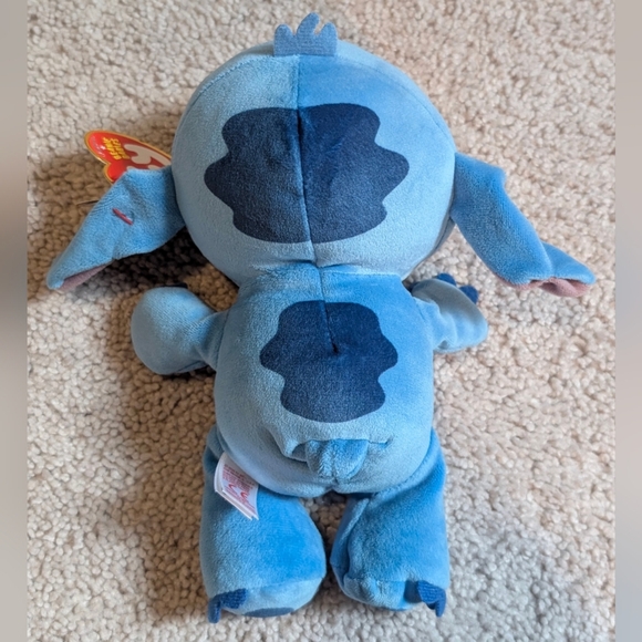 TY Beanie Baby STITCH Disney Lilo & Stitch Plush NWT 2025 Sparkle Eyes Stuffie - Picture 5 of 7